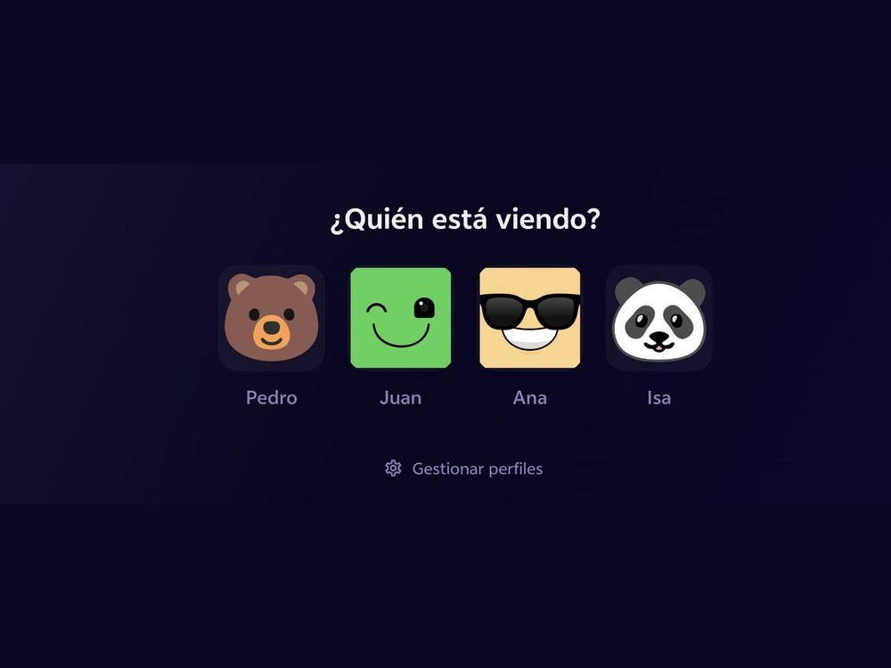 Selector de perfiles NovaStream